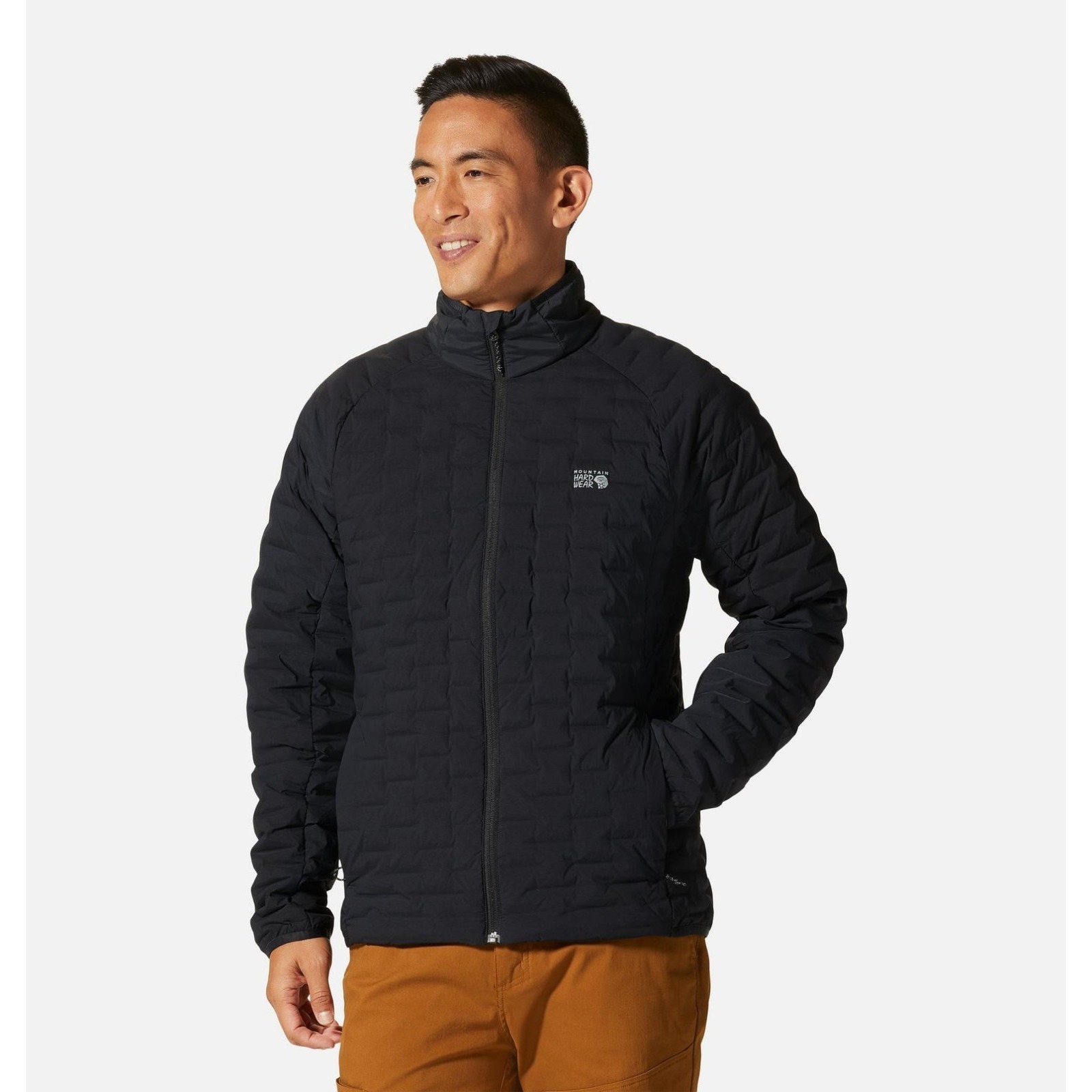 Mountain Hardwear Stretchdown Light Jacket Men's Small 700 Fill Down Black Nwt